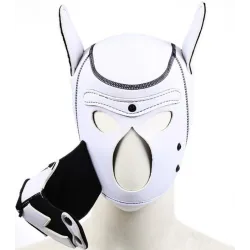 Kinky Puppy Cagoule PUPPY FOX Néoprène Noir-Blanc